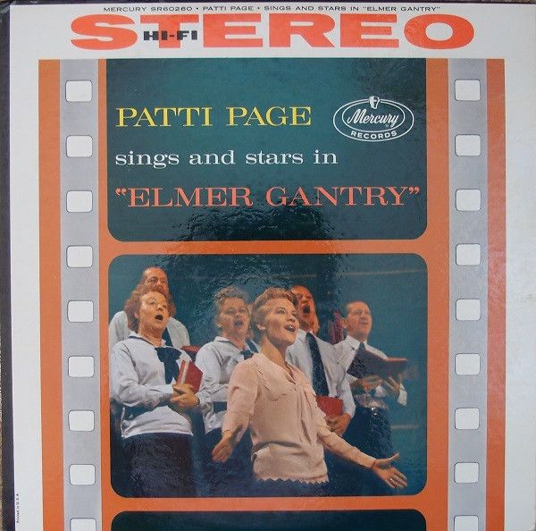 Patti Page Sings and Stars in “Elmer Gantry” album art