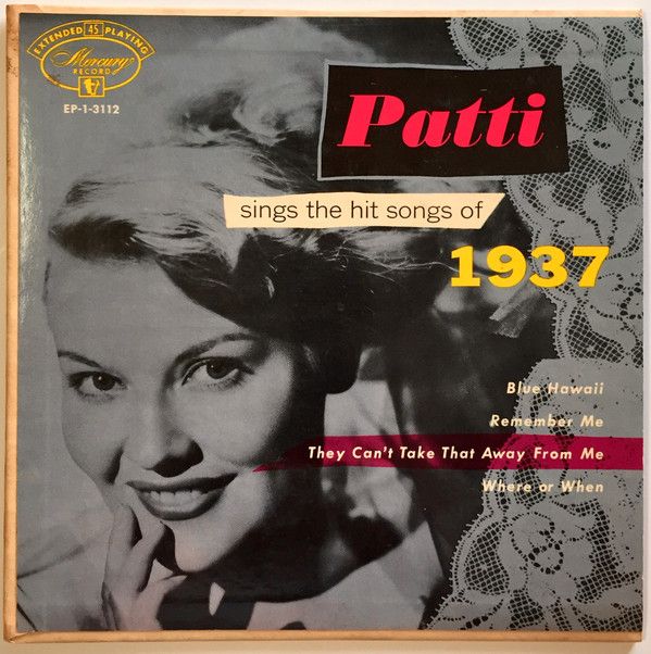 Patti Sings the Hit Songs of 1937 album art