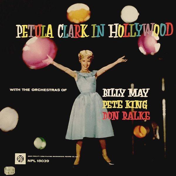 Petula Clark in Hollywood album art