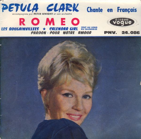 Petula Clark chante en français : Roméo album art