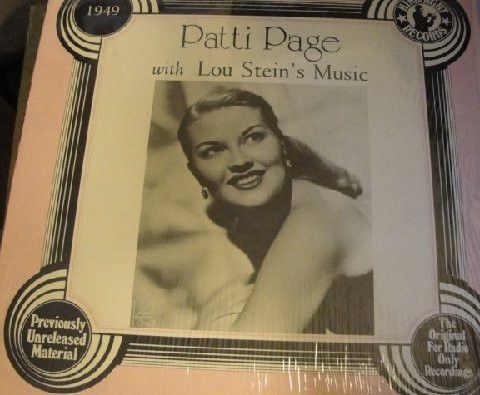 The Uncollected Patti Page With Lou Stein’s Music album art