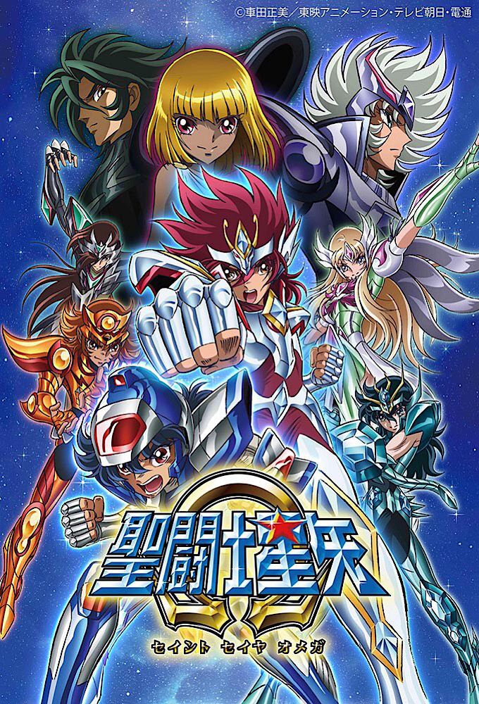 Saint Seiya Omega, Omega Saints. Koga, Yuna, Ryuho, Soma, Eden, Haruto.