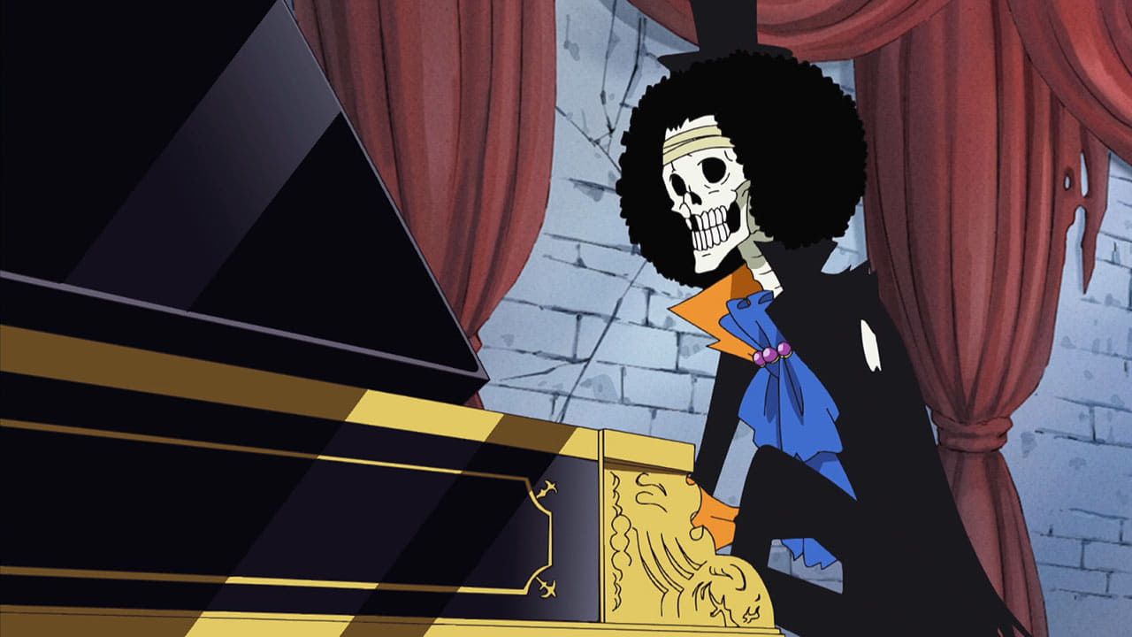 One Piece: Thriller Bark (326-384) (English Dub) The Joy of Seeing People!  The Gentleman Skeleton's True Identity - Watch on Crunchyroll