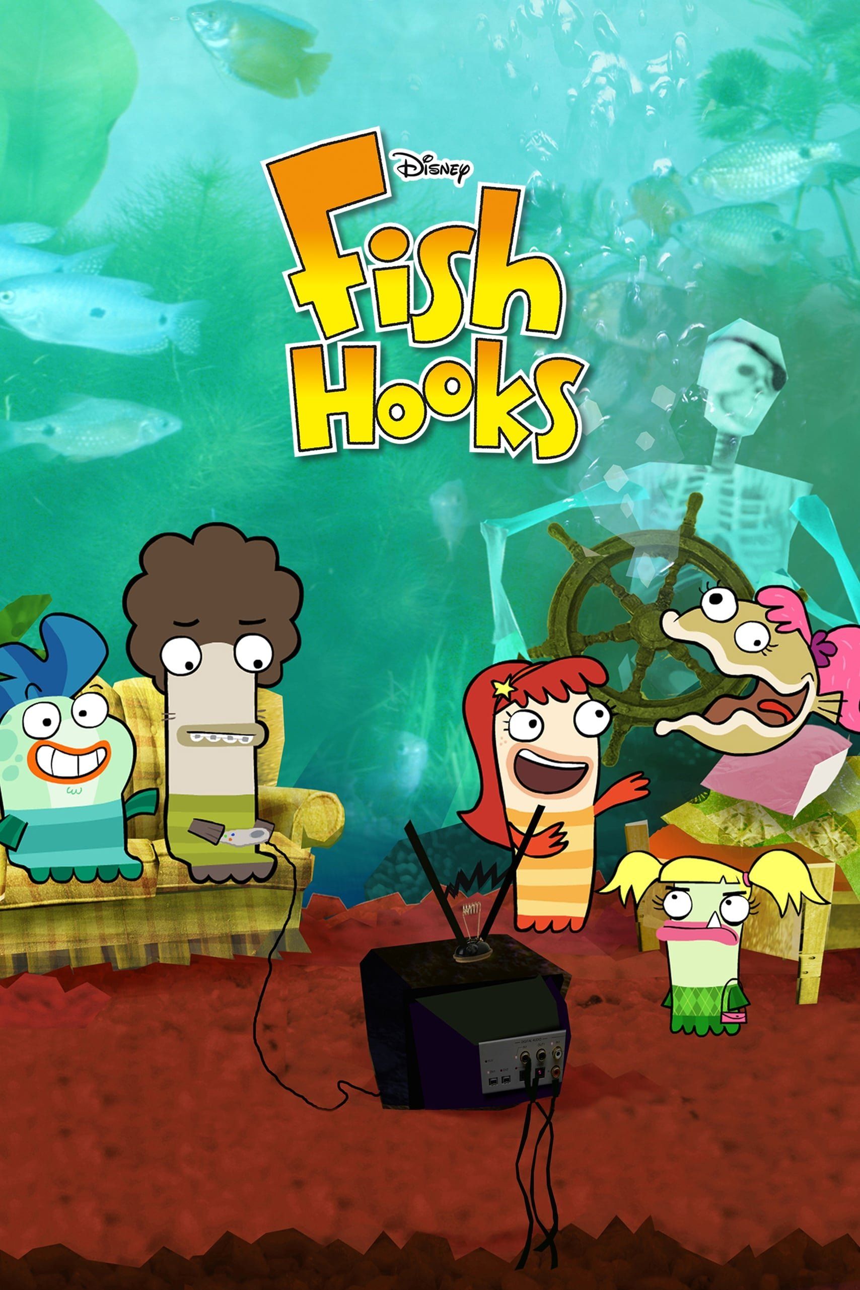 Happy Anniversary Of The Disney's Fish Hooks Series!?!