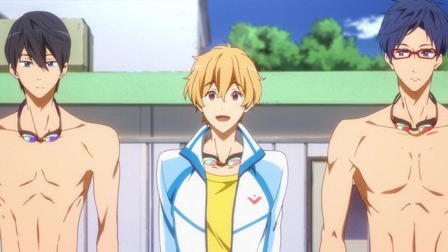 Watch Free! Iwatobi Swim Club Episode 5 Online - Trial in Open Water