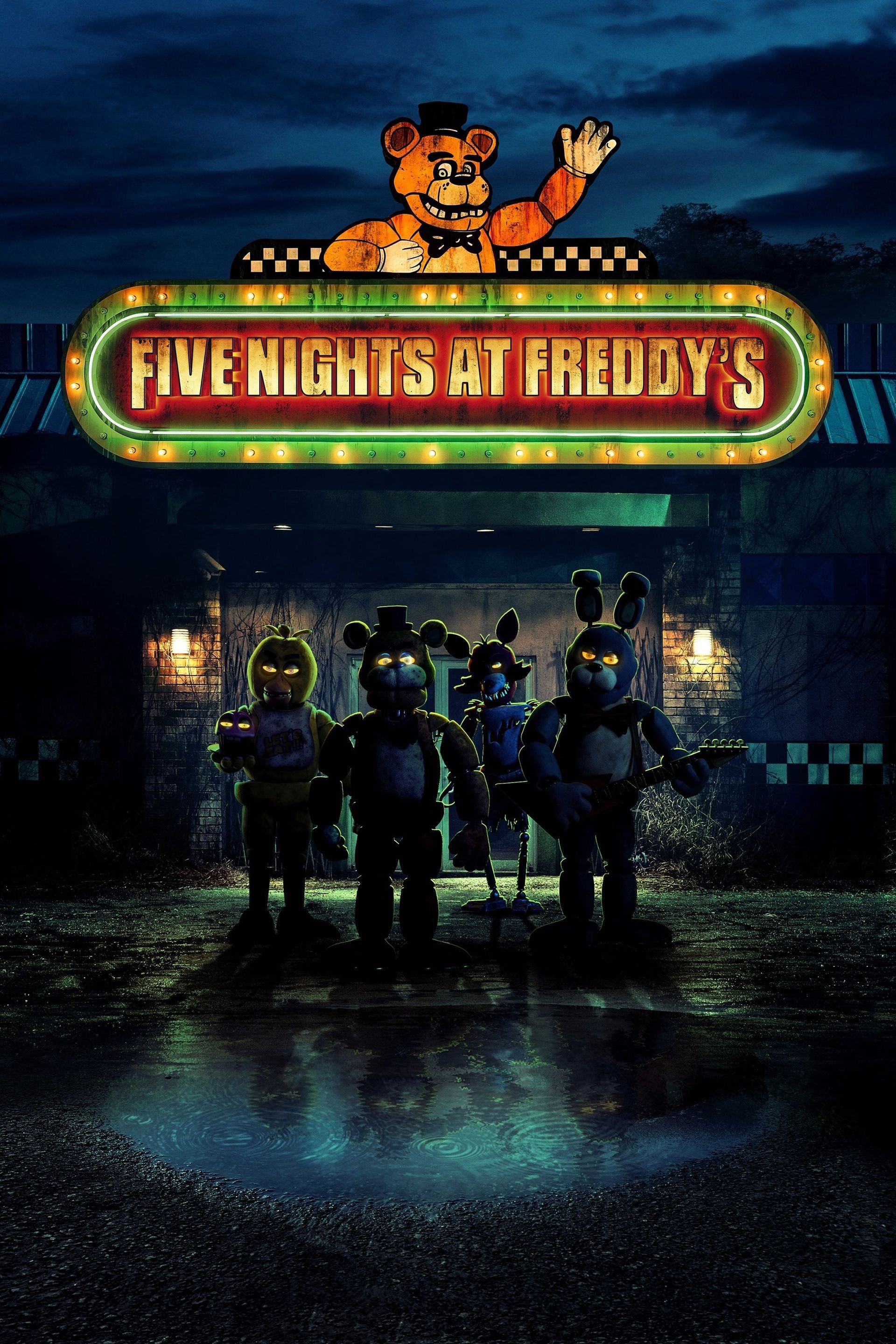 FNaF 1 group poster (download link to models in the comments) :  r/fivenightsatfreddys