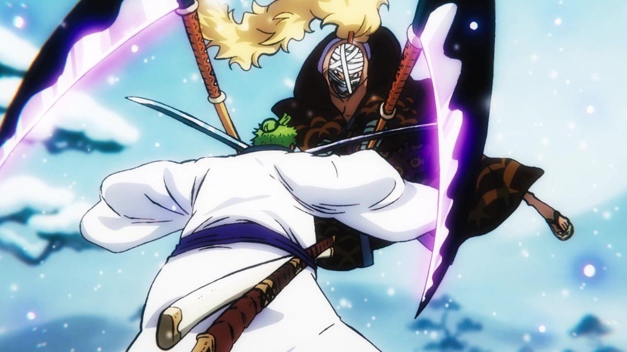 One Piece Episode 934 - A Big Turnover! The Three-Sword Style