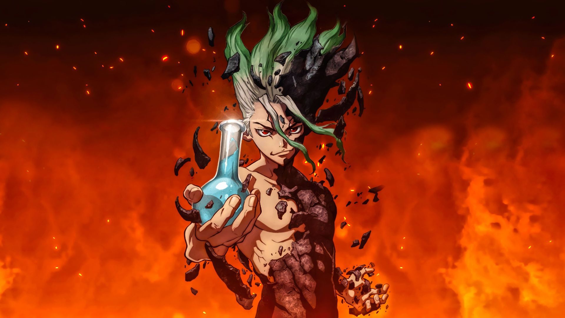 Watch Dr. Stone · Season 1 Episode 1 · Stone World Full Episode Free Online  - Plex