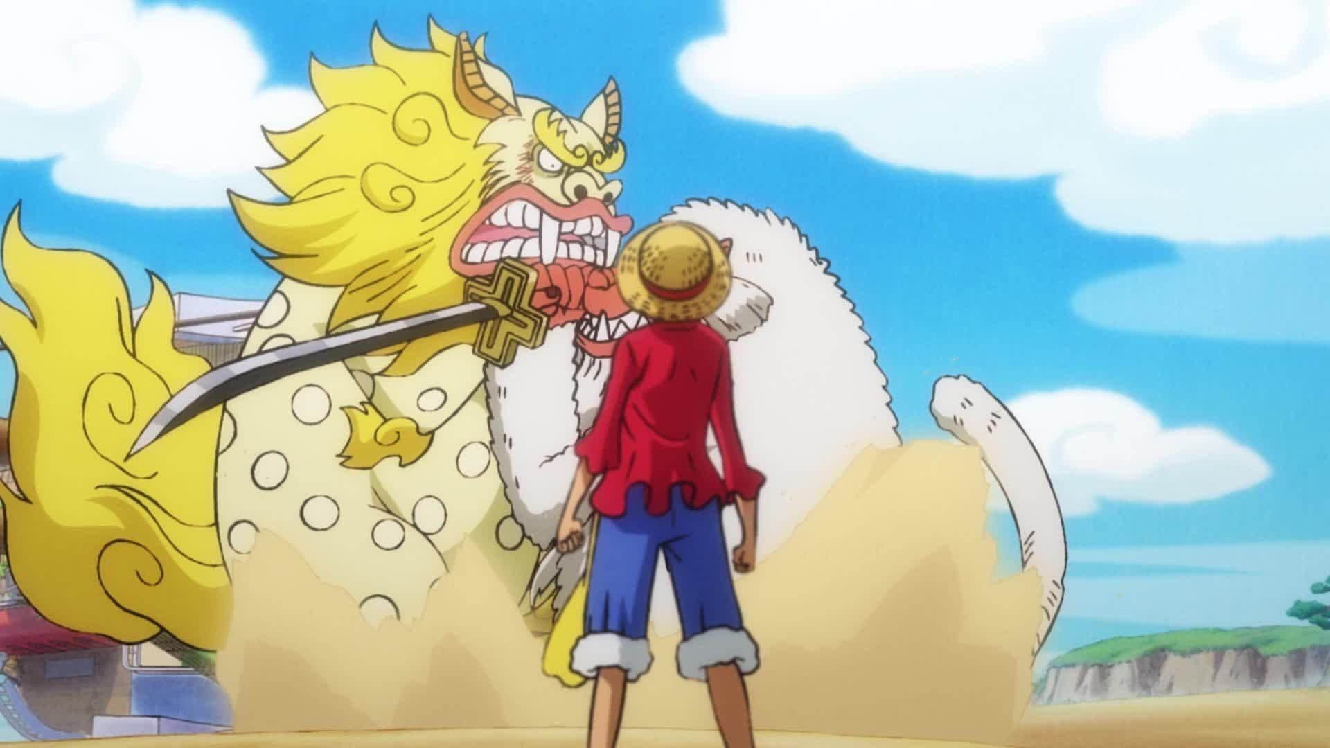 One Piece Episode 934 - A Big Turnover! The Three-Sword Style