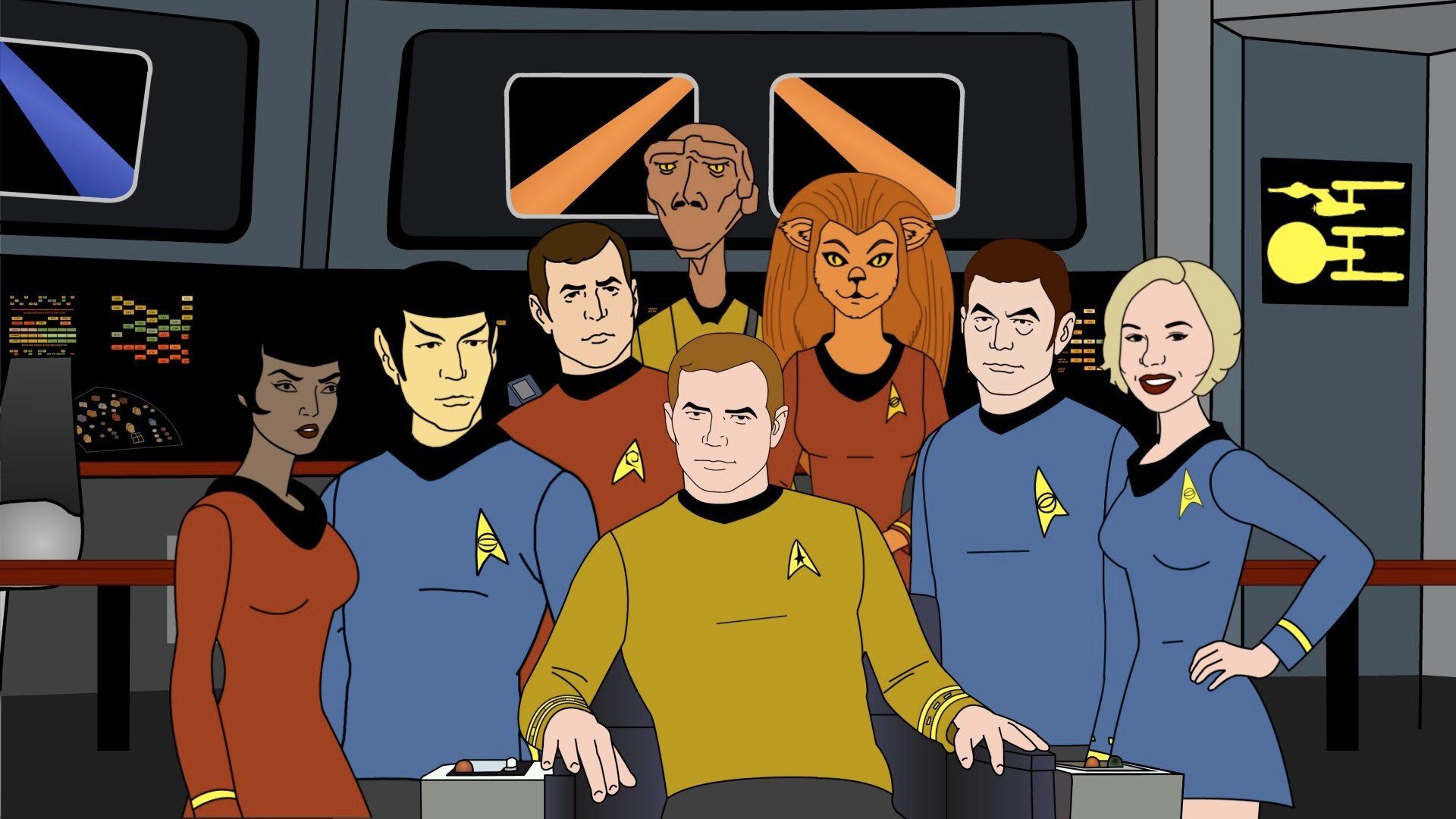 star trek serial animowany