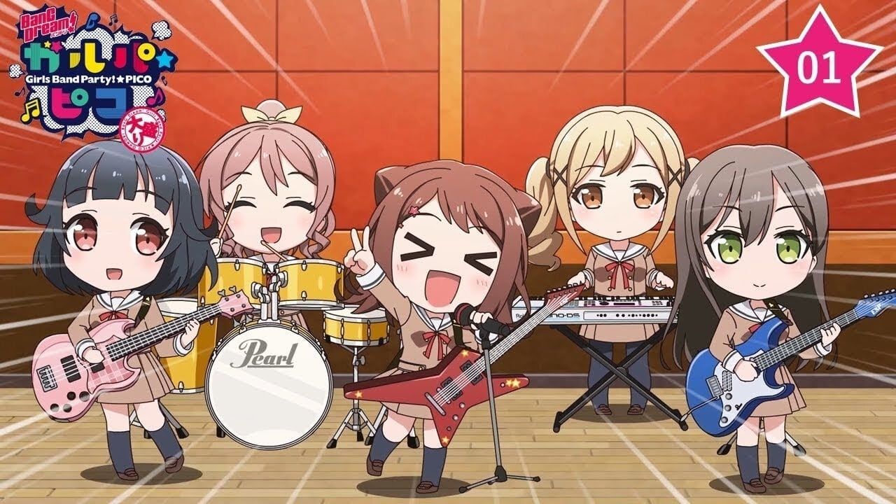 Characters appearing in BanG Dream! Girls Band Party! Pico Anime