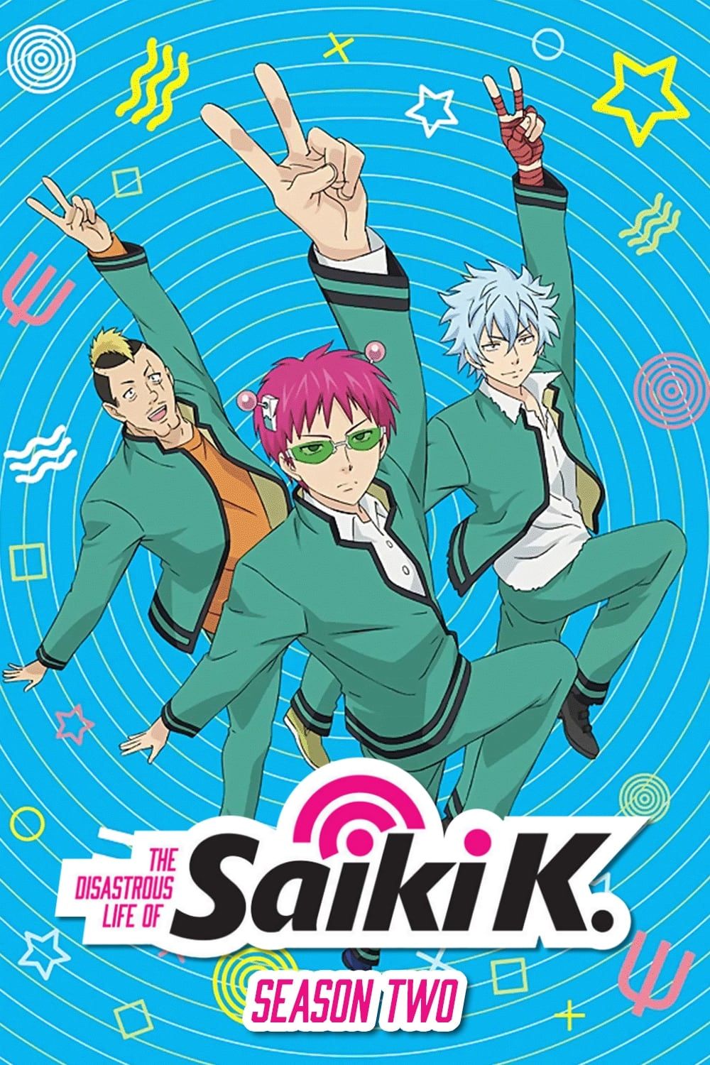 Watch The Disastrous Life of Saiki K. · Season 2 Episode 14 · The Saiko  Family's Greatest Trial + Psychic Sidekicks + The Occult Club's Final  Scream Scheme + Love Score Showdown +