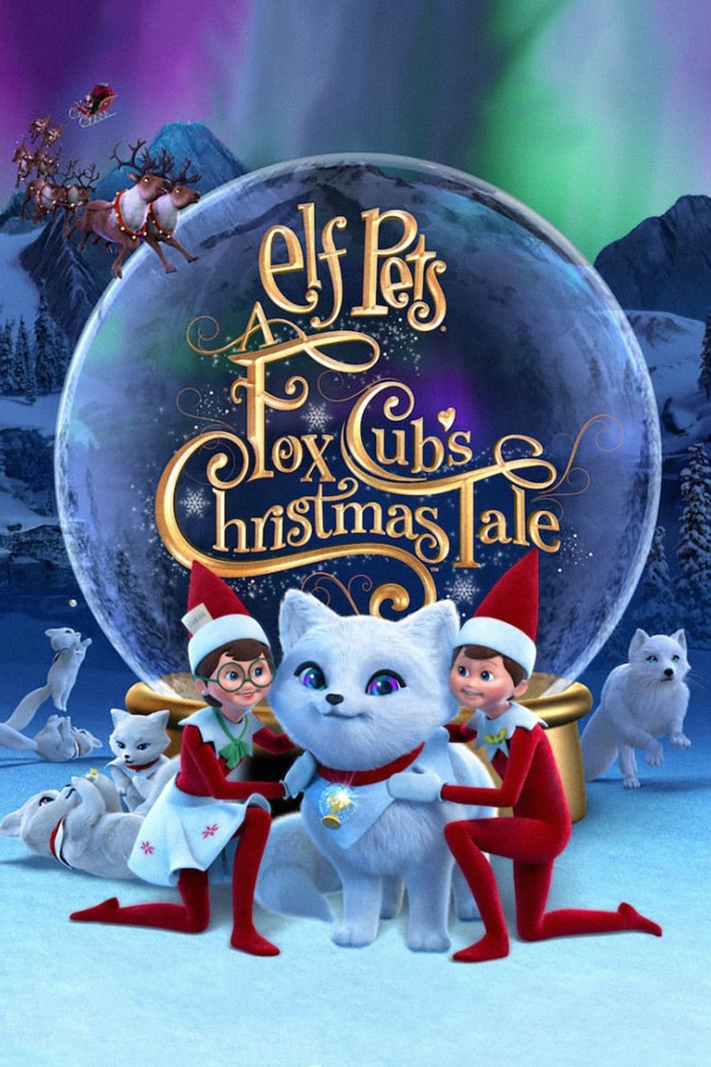 The Elf on the Shelf Elf Pets Complete Set: Reindeer, Arctic Fox, St.  Bernard, and Triple Feature Movie