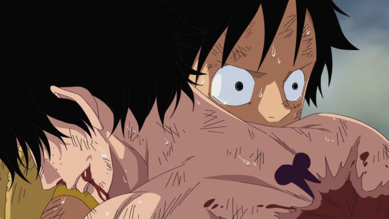 One Piece. Episodes 482-483 Fire Fist Ace Dies On Battlefield #😭#port