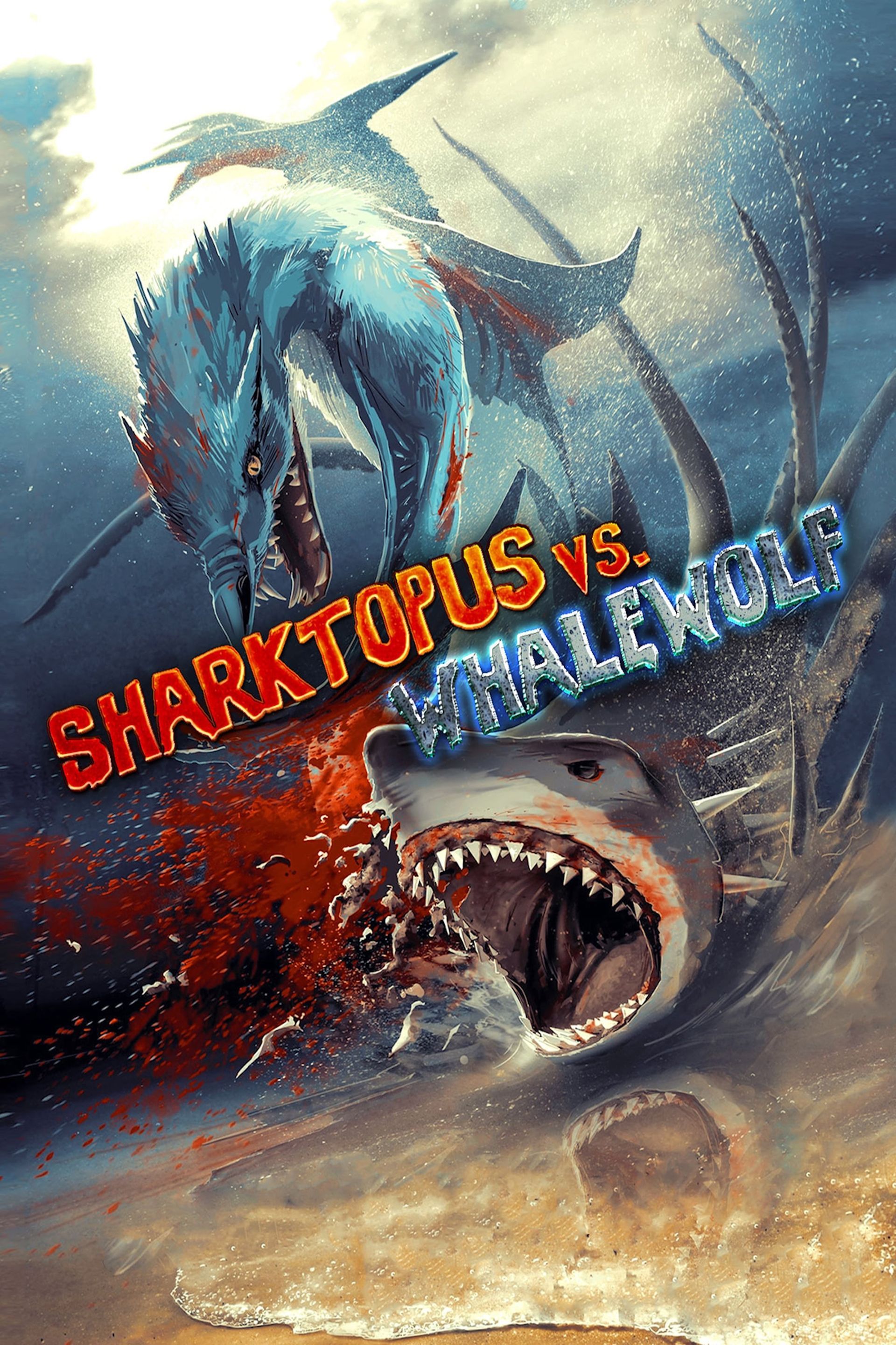 Watch Sharktopus vs. Whalewolf (2015) Full Movie Free Online - Plex