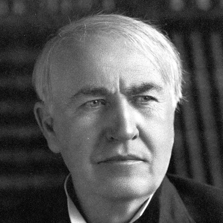 Photo of Thomas A. Edison