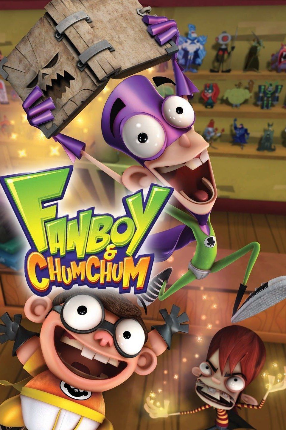 6 Nice Collectible Figures From FANBOY and CHUM CHUM. 