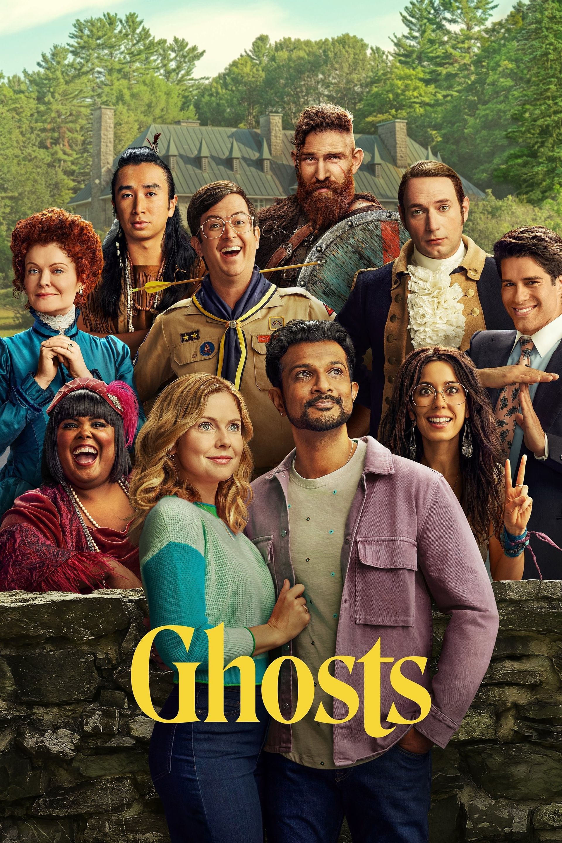Watch Ghosts (US) (2021) TV Series Online - Plex