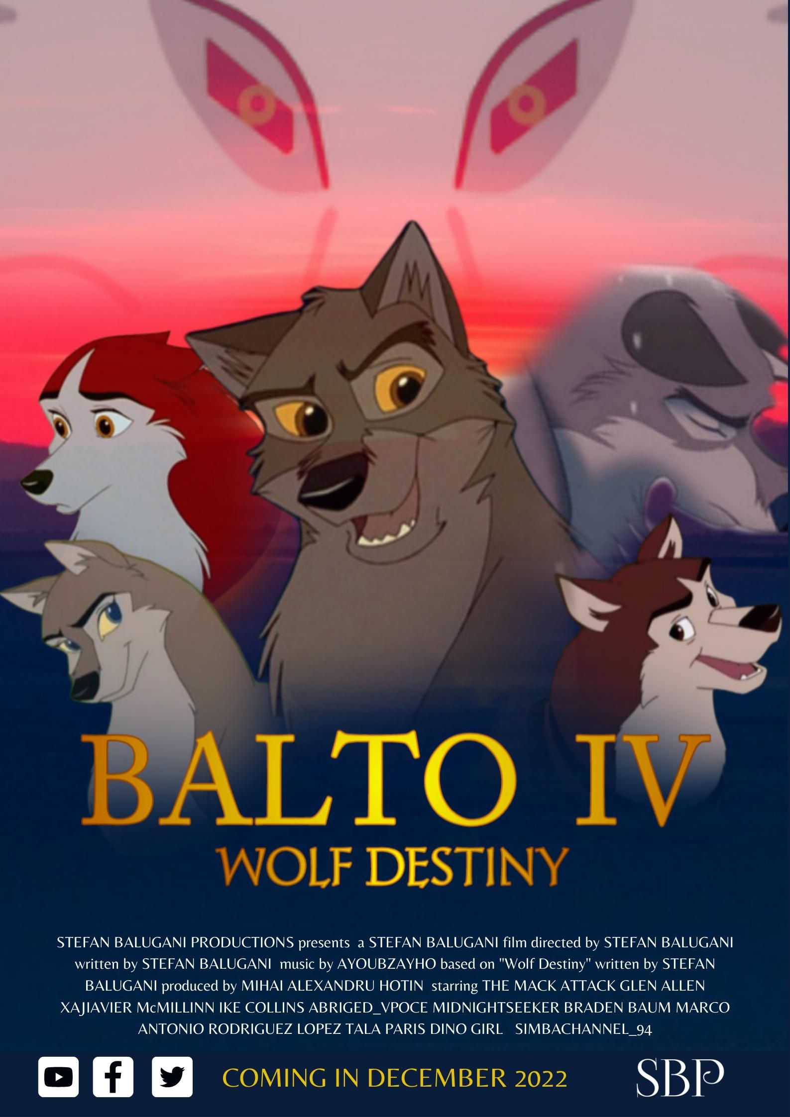 Balto IV Wolf Destiny Part One (2024) Release Date is December 25