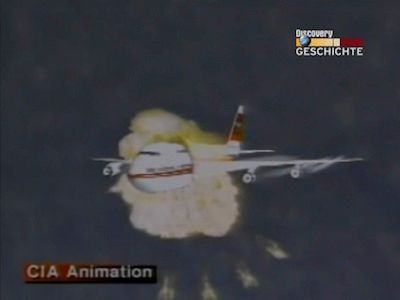 TWA Flight 800 - Crash Animation 