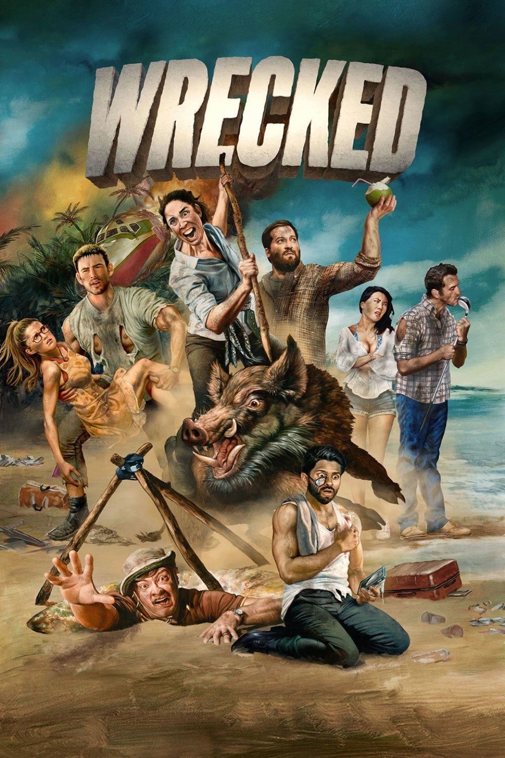 Watch Wrecked (2016) TV Series Online - Plex