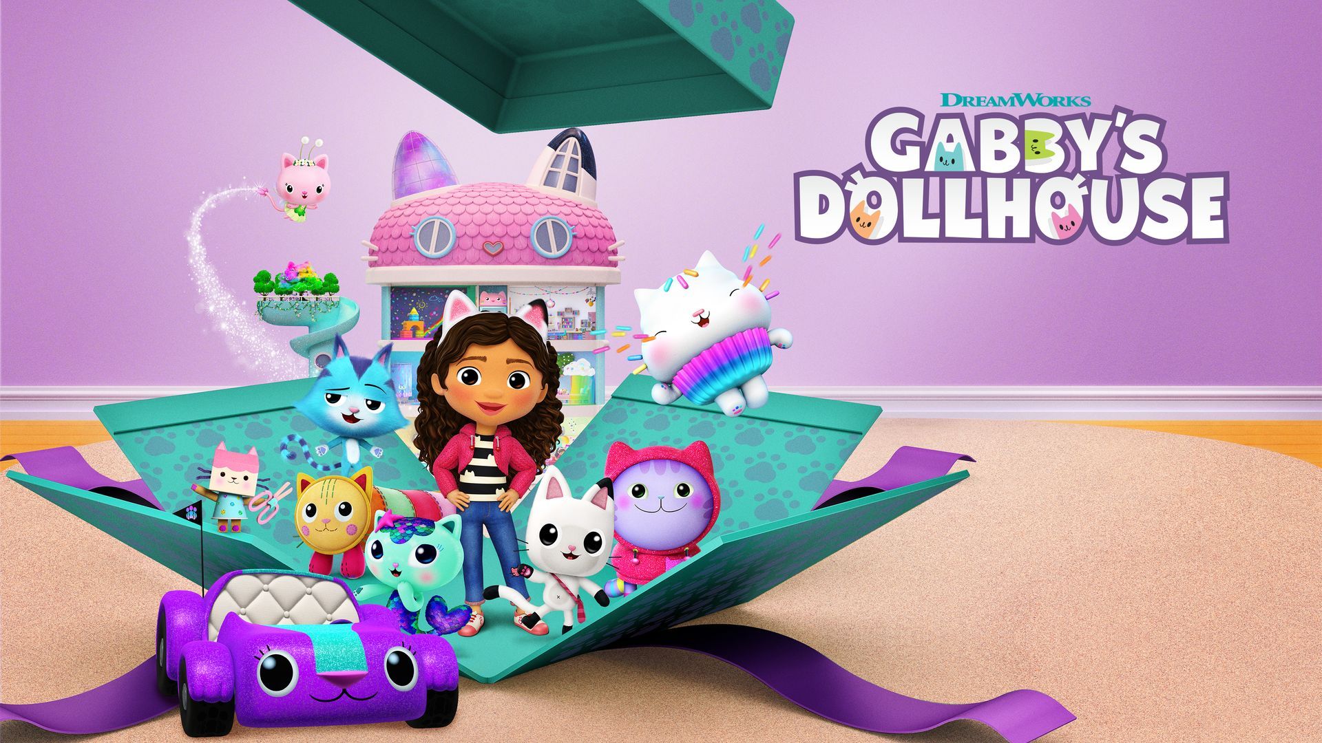 Watch Gabby's Dollhouse · Season 2 Episode 1 · Itty Bitty Blossom Full Episode Online Plex